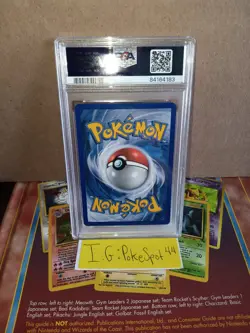 Pokemon 2009 Platinum Dragonite FB Crosshatch Holo PSA 8 "Error PSA Label" - Image 2