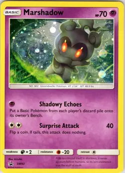 Marshadow SM93 - Pokemon TCG Sun & Moon Black Star Promos - Holo (NM) - Image 1