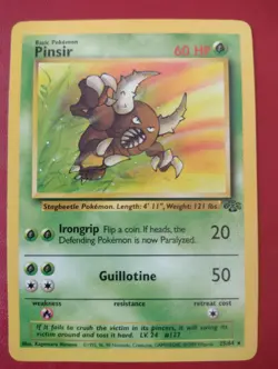 Pinsir Jungle Set WOTC Pokemon Card 25/64 Near Mint - Image 1