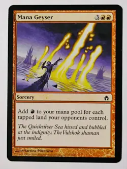 Mana Geyser MTG, Fifth Dawn, Red Sorcery, LP+ - Image 1