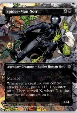 Spider-Man Noir Borderless Marvel’s Spider-Man Magic The Gathering SPM0204 - Image 5
