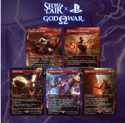 MTG Secret Lair Playstation PRESALE GOD OF WAR GREEK SEE FEEDBACK - Image 1