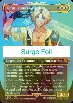 MTG Tidus, Yuna’s Guardian - Borderless Surge Foil - Final Fantasy - English - Image 1