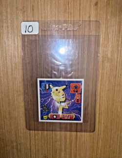 PIKACHU AMADA HYPER STICKER PART 2 1997 JAPANESE POKEMON TCG - Image 1