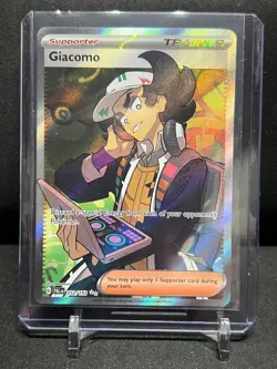 Giacomo 252/193 Full Art Ultra Rare Pokemon 2023 Paldea Evolved NM - Image 1