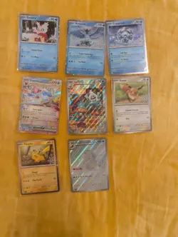 Lot (8) Pokemon 2025 Holiday Calendar Festive Stamped Promos Complete Set - Image 1