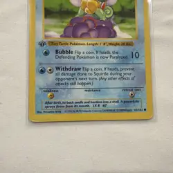 Rare - Pokemon TCG Squirtle Base Set 63/102 Regular 1st Edition Common WOTC - Image 3