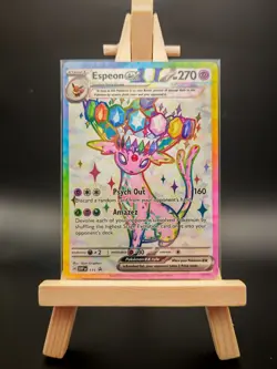 Pokemon TCG - Espeon Ex SVP 175 - Prismatic Evolutions Full Art Promo - NM - Image 1