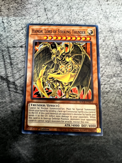 Hamon, Lord of Striking Thunder, SDCB-EN011! 1st Edition, Unlimited! Rare! - Image 1