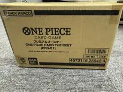One Piece Card Premium THE BEST PRB-01 Japanese SEALED Case(10 Boxes) Unopened - Image 1