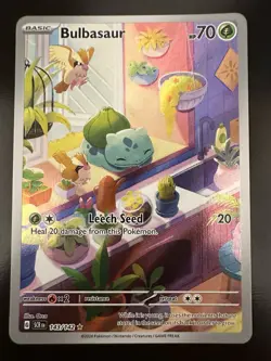 Pokemon Bulbasaur Holo Card 143/142SV07: Stellar Crown NM Condition - Image 1