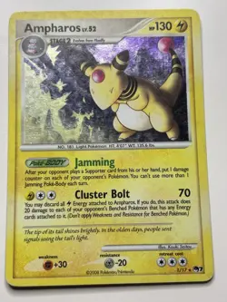 Ampharos 1/17 - POP Series 7 Promo Holo Rare Pokemon TCG Card MP - Image 1