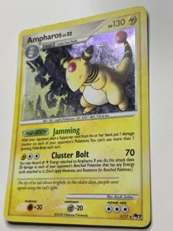 Ampharos 1/17 - POP Series 7 Promo Holo Rare Pokemon TCG Card MP - Image 3