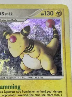 Ampharos 1/17 - POP Series 7 Promo Holo Rare Pokemon TCG Card MP - Image 4