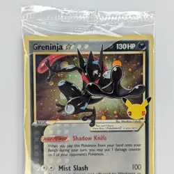 Greninja Gold Star SWSH144 Black Star Promo Sealed Pokemon TCG Card - Image 2