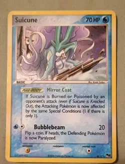 Suicune 4/17 Pop Series Promos 2 Holo Rare Pokemon Card 2006 HP - Image 1