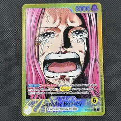 One Piece TCG OP13-100 Bonney Alt Art Leader AA Card Game CCG English - Image 1