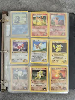 POKEMON GYM HEROES 1ST EDITION 76 CARD LOT NEAR SET RARE ALL CLEAN NEVER PLAYED - Image 1