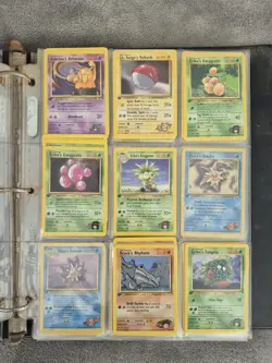 POKEMON GYM HEROES 1ST EDITION 76 CARD LOT NEAR SET RARE ALL CLEAN NEVER PLAYED - Image 5