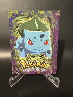 Pokemon Card - Bulbasaur #01 E1 - Pokemon the First Movie - Topps Blue - Image 1