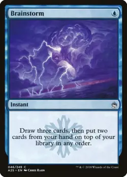 Brainstorm - Masters 25 (A25) - Magic The Gathering MTG - Image 1