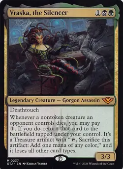 Vraska, the Silencer M Outlaws of Thunder Junction 237 NM - Image 1