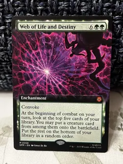 MTG | Web of Life and Destiny (Extended Art) [Spiderman] NF - Image 1