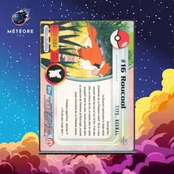 Carte Pokemon Roucool 16 TOPPS Serie 1 Francais - Image 2