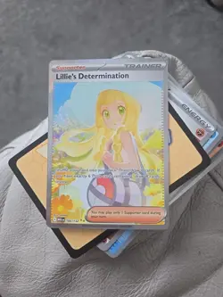 Pokemon Mega Evolution Lillie's Determination 184/132 Secret Rare Mint Condition - Image 3