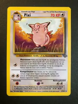 Pokemon [GERMAN] Pixi / Clefable 17/64 Jungle Set 2000 NM - Image 1
