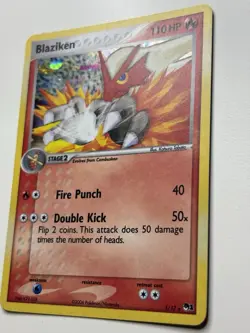 Pokemon Blaziken Holo 1/17 POP Series 1 MP - Image 3