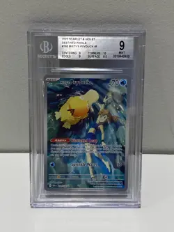 2025 Pokemon Misty's Psyduck Destined Rivals IR DRI EN 193/182 Mint Condition 9 - Image 1