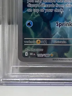 2025 Pokemon Misty's Psyduck Destined Rivals IR DRI EN 193/182 Mint Condition 9 - Image 5