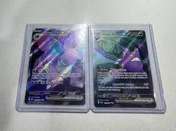 Team Rocket's Nidoking EX 216/182 Crowbat EX 217/182 Destined Rivals Pokemon Lot - Image 1