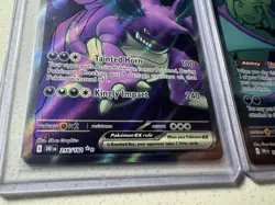 Team Rocket's Nidoking EX 216/182 Crowbat EX 217/182 Destined Rivals Pokemon Lot - Image 4