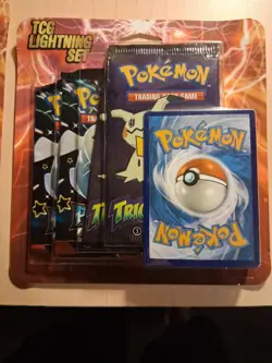 Pokemon TCG Lightning Booster Set 4-Pack with 1 Bonus Card - Image 1