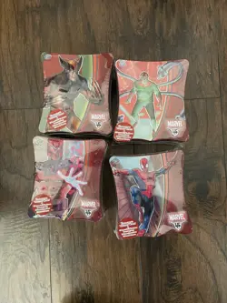 Lot of 4 Upper Deck Marvel Trading Card Game Vs System Factory Sealed Tins - Image 1