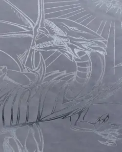 Yu-Gi-Oh Sleevechief Blue-Eyes White Dragon 9 Pocket Zipper Trading Card Binder - Image 3