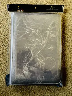 Yu-Gi-Oh Sleevechief Blue-Eyes White Dragon 9 Pocket Zipper Trading Card Binder - Image 5