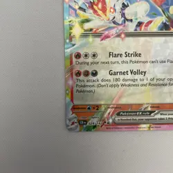 Pokemon TCG Cinderace Ex Holo Card Stellar Crown 028/142 English NM - Image 5