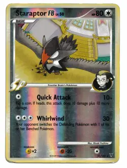 Pokemon Card Staraptor REVERSE HOLO 11/147 Platinum Supreme Victors Set Rare! PL - Image 1