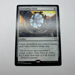 MTG Unwinding Clock- Commander 2018- Rare- LP - Image 3