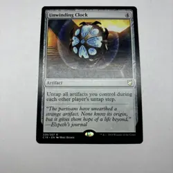 MTG Unwinding Clock- Commander 2018- Rare- LP - Image 4