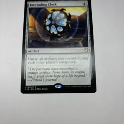 MTG Unwinding Clock- Commander 2018- Rare- LP - Image 5