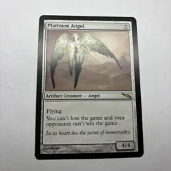 MTG Platinum Angel- Mirrodin- Rare- LP - Image 2