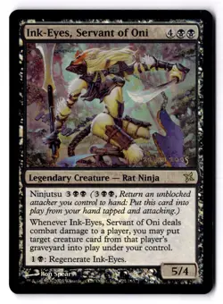 Ink-Eyes, Servant Of Oni LP* FOIL PRERELEASE Betrayer's Of Kamigawa -UnltdCards - Image 1