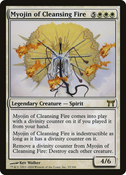 MTG - Myojin of Cleansing Fire - Champions of Kamigawa - Magic the Gathering - Image 1