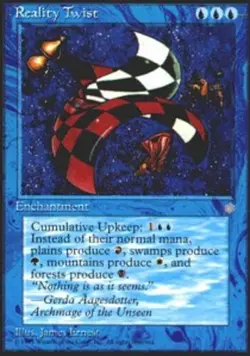 MTG Reality Twist, Ice Age, Heavily Played, English - Image 1