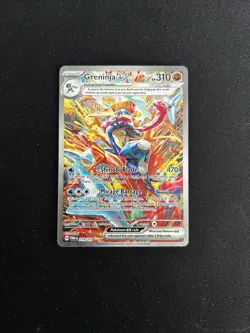 2024 Pokemon Twilight Masquerade Greninja EX Full Art SIR 214/167 - NM - Image 1