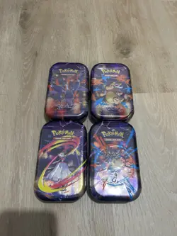 Pokemon TCG Mega Evolution 4x Mini Tins New & Sealed ✅ BRAND NEW FAST SHIP - Image 1